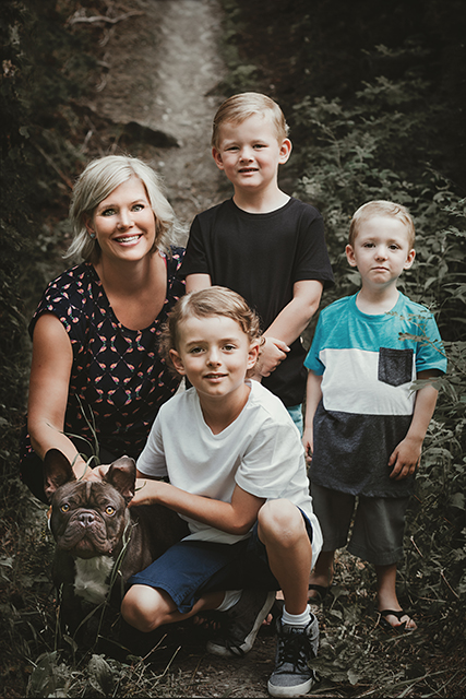 Alberta family photographer, mother and boys, mom and boys, kids by the river, family photos at red deer river